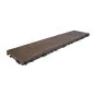 Terrassendielen Stecksystem WPC – Farbe: dunkelbraun, Breite: 150 mm, Länge: 600 mm, Höhe: 22 mm