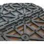 Terrassendielen Stecksystem WPC – Farbe: dunkelbraun, Breite: 150 mm, Länge: 600 mm, Höhe: 22 mm