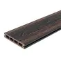Terrassendielen WPC - Länge: 2900 mm, Querschnitt: 140 x 25 mm, Farbe: rotschwarz
