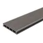 Terrassendielen WPC - Länge: 2900 mm, Querschnitt: 140 x 25 mm, Farbe: schwarz