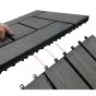 Terrassenfliese WPC / Stein Salzburg - Abmessungen: 300 x 300 mm