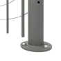 Brüstungsgeländer für Mod. Washington - Länge: 100 cm, Höhe: 90 cm, Farbe: silber, Holzart: Buche