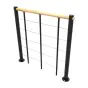 Brüstungsgeländer für Mod. Washington - Länge: 100 cm, Höhe: 90 cm, Farbe: schwarz, Holzart: Buche