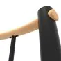Brüstungsgeländer für Mod. Washington - Länge: 100 cm, Höhe: 90 cm, Farbe: schwarz, Holzart: Buche
