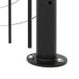 Brüstungsgeländer für Mod. Washington - Länge: 100 cm, Höhe: 90 cm, Farbe: schwarz, Holzart: Walnuss 