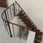 Brüstungsgeländer für Mod. Washington - Länge: 100 cm, Höhe: 90 cm, Farbe: schwarz, Holzart: Walnuss 