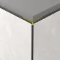 Alu-Außeneckprofil Pfeil 45° silber