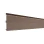 WPC Profil Mode - Farbe: dunkelbraun, Länge: 200 cm, Höhe: 20 cm, Stärke: 2 cm