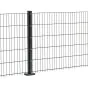 Doppelstabmattenzaun David 6/5/6 mm - Ausführung: anthrazit beschichtet, Höhe: 83 cm, Länge: 251 cm