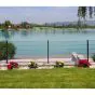 Doppelstabmattenzaun David 6/5/6 mm - Ausführung: anthrazit beschichtet, Höhe: 223 cm, Länge: 251 cm