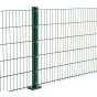 Doppelstabmattenzaun David 6/5/6 mm - Ausführung: grün beschichtet, Höhe: 243 cm, Länge: 251 cm