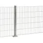 Doppelstabmattenzaun David 6/5/6 mm - Ausführung: verzinkt, Höhe: 43 cm, Länge: 251 cm