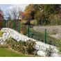 Doppelstabmattenzaun Goliath 8/6/8 mm - Ausführung: grün beschichtet, Höhe: 103 cm, Länge: 251 cm