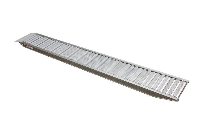 Alu Auffahrtsrampe SteinerRAMP X  - Länge: 2,50 m, max. Belastbarkeit Paar*: 1600 kg, Ausführung: mit Auflageplatte