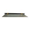 Ablage aus Metall - schwarz, 200 x 120 mm
