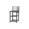 Outdoorküche aus Aluminium & Sinterstein Modul D Eck - Breite: 590 mm, Tiefe: 590 mm, Höhe: 1240 mm