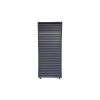 Seitenwand für Pergola Dallas - Lamellen verstellbar – Farbe: anthrazit, Breite: 980 mm, Höhe: 2300 mm