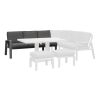 3-Sitzer-Sofa links Malaga - Breite: 1960 mm, Tiefe: 830 mm, Höhe: 880 mm