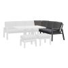 3-Sitzer-Sofa rechts Malaga - Breite: 2180 mm, Tiefe: 830 mm, Höhe: 880 mm