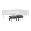 Hocker Malaga - Breite: 450 mm, Länge: 600 mm, Höhe: 315 mm