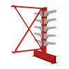 Erweiterungsset für Kragarmregal Mod. Heavy - Höhe: 2003 mm, Breite: 1350 mm, Tiefe gesamt: 1300 mm