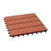 Terrassenfliese WPC Amsterdam - Abmessungen: 300 x 300 mm