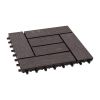 Terrassenfliese WPC Sofia -  Abmessungen: 300 x 300 mm