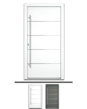 Aluminiumtür Mod. Saturn - 1100 x 2100 mm (B x H)