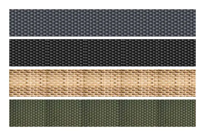 Sichtschutzstreifen Rattan für Doppelstabgitter- & Schmuckzäune