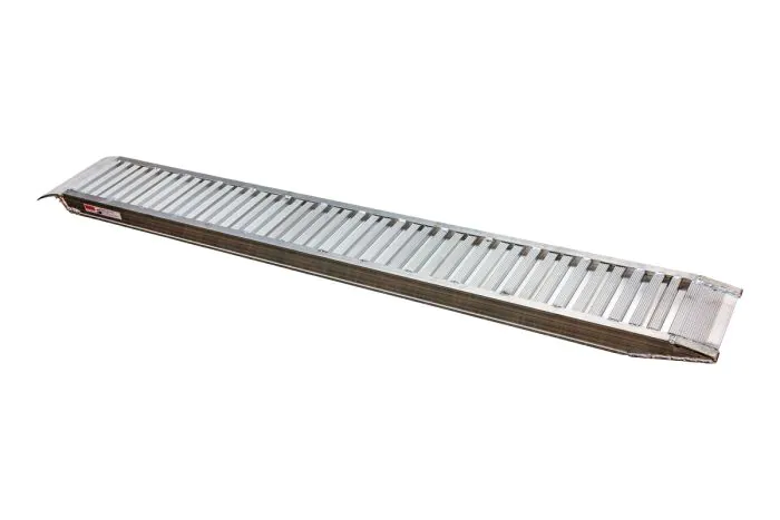 Alu Auffahrtsrampe SteinerRAMP X  - Länge: 2,50 m, max. Belastbarkeit Paar*: 3300 kg, Ausführung: mit Auflageplatte