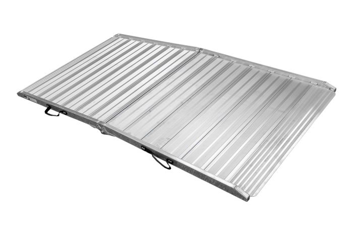 Alu Auffahrtsrampe klappbar - Breite: 110 cm, Länge: 2,13 m, max. Belastbarkeit *: 400 kg