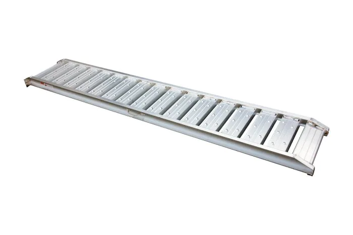 Aluminium Auffahrtsrampe PRO max. Belastbarkeit Paar*: 2400 kg - Länge: 2,73 m