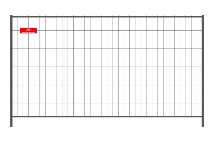 Mobilzaun / Bauzaun Modell Profi - Breite: 3,50 m / Höhe: 2,00 m