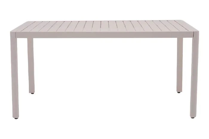 Garten Esstisch Baltimore aus Aluminium - Farbe: graualuminium, Länge: 1500 mm, Breite: 850 mm, Höhe: 720 mm