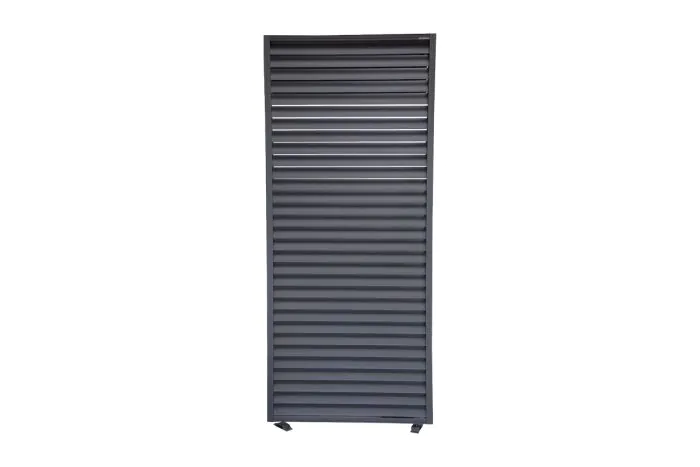 Seitenwand für Pergola Dallas - Lamellen verstellbar – Farbe: anthrazit, Breite: 980 mm, Höhe: 2300 mm