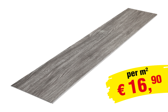 Vinylboden SPC Clicksystem 1220 x 229 x 6,5 mm (LxBxH) - Modell: BEETHOVEN Eiche Dekor