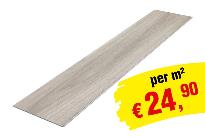 Vinylboden SPC Clicksystem 1220 x 229 x 6,5 mm (LxBxH) - Modell: BRAHMS Walnuss Dekor