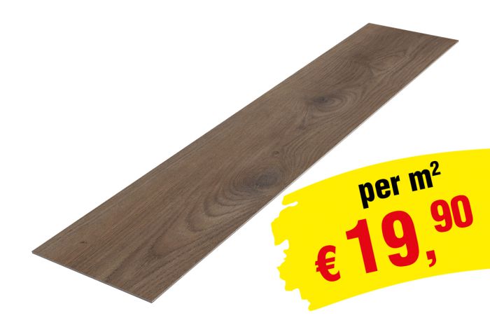 Vinylboden Loose Lay 1220 x 228 x 5 mm (LxBxH) - Modell: GLUCK Eiche Dekor