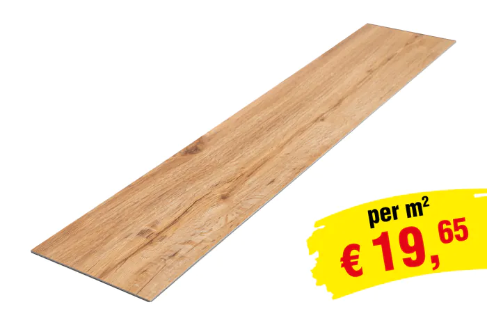Vinylboden Loose Lay 1220 x 228 x 5 mm (LxBxH) - Modell: MOZART Eiche Dekor