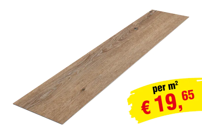 Vinylboden Loose Lay 1220 x 228 x 5 mm (LxBxH) - Modell: STRAUSS Eiche Dekor