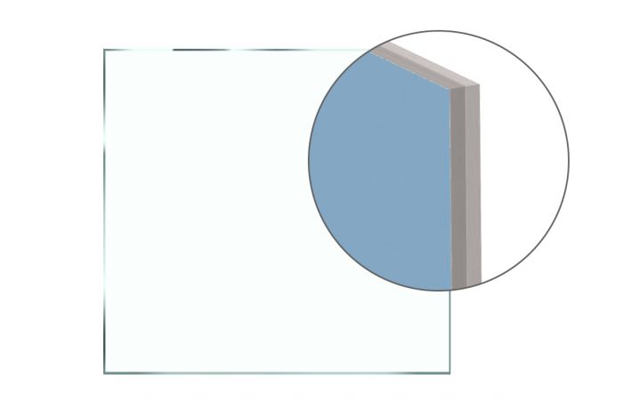 Verbundsicherheitsglas 2 x 10 mm - Ausführung: klar, Glasart: ESG, Hinweis: Preis/m²