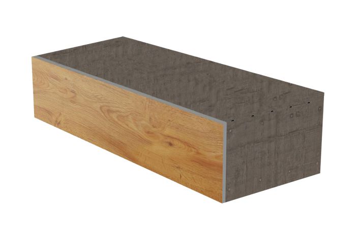 Setzstufe Vinyl 1200 x 200 x 5 mm