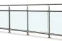 Edelstahlgeländer Prestige mit Glas