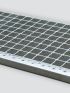 Gitterrost-Stufen 30 x 30 mm, feuerverzinkt - Breite: 1300 mm, Tiefe: 240 mm