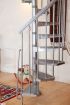 Spindeltreppe Perth - Farbe: chrom, Durchmesser: 140 cm, Abverkauf  