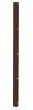 Zaunanschlussleiste Luxury Goliath - Ausführung: antik kupfer, Höhe: 103 / 110 cm