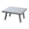 Kaffeetisch quadratisch Lissabon aus Aluminium - Farbe: graualuminium, Maße: 710  x 710 x 380 mm