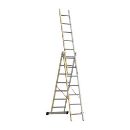 Euro-Light Mehrzweckleiter 3-tlg. Mod. 207 - Sprossenzahl: 3 x 7