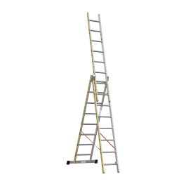 Euro-Light Mehrzweckleiter 3-tlg. Mod. 207 - Sprossenzahl: 3 x 8
