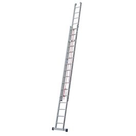 Euro-Profi Seilzugleiter 2-tlg. Mod. S312 - Sprossenanzahl: 2 x 16, Länge max.: ca. 8,35 m